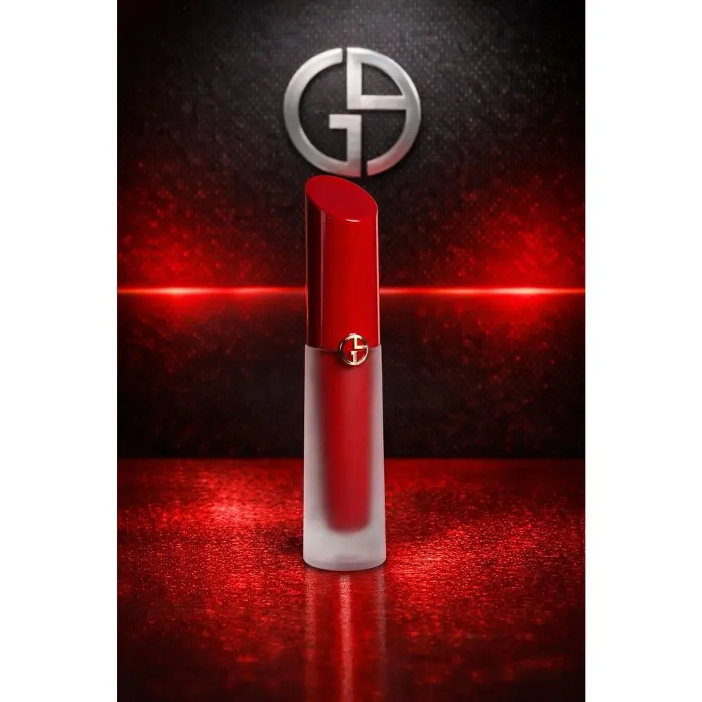 Giorgio Armani Lip Maestro Satin 12 Secret Date Scarlet Red Liquid Lip